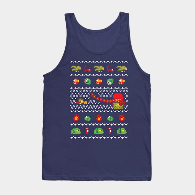 Alex Kidd In Christmas World - Gaming Ugly Sweater, Christmas Sweater & Holiday Sweater Tank Top by RetroReview